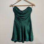 NEW NIA The Brand Tempe Dress Size Small NWT Green Mini Satin Photo 1