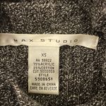 Max Studio cap sleeves cowl neck ribbed brown midi sweater dress, size XS spring Photo 2