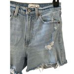 Abercrombie & Fitch  High Rise 4” Short Curve Love 24 00 Cut Off Demin Jean EUC Photo 2