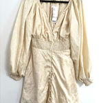 Urban Outfitters NWT  Light Sand Button Front Dress XS Photo 0