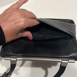 Hartmann vintage leather purse, black, toggle flap closure, EUC Black Photo 5