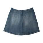 REWASH Juniors  Vintage Reunion Full Front Zip Denim Jean Mini Skirt Size 5/27 Photo 7