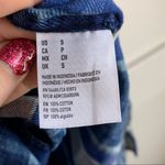 American Eagle  Blue Boyfriend Fit Flannel Shirt Photo 4