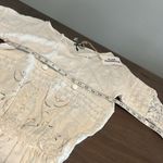 Anthro Place Nationale White Peasant Lace Mini Dress Sz 1 Photo 4