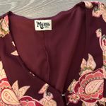 Show Me Your Mumu  Bailey Romper Tie‎ Back Paisley Print Long Sleeve Sz Small Photo 7