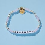 NWT Little Words Project ‘Strength’ Bracelet | XS Purple Photo 6