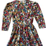 Hunter Bell  Patterson Puff‎ Sleeve Floral Midi Dress Multicolor Roses Size 2 Photo 6
