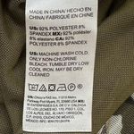 Chico's  Women's Sz‎ 1 Floral Sheer Cardigan Cover Up Olive Green Button Front Med Photo 13