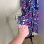 Matilda Jane NTM: Thoughts & Dreams High Low Floral Blueish Purple Dress Sz L Photo 7