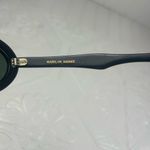 House of Hugo Womenโs Oval Sunglasses Black Frame Green Lenses Retro Style Photo 7