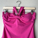 Seafolly NEW  Collective‎ Hot Pink Halter Bandeau One Piece Swimsuit Size 10 Photo 3