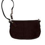 Coach  Brown Leather Wristlet Wallet Photo 4
