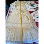 Gunne Sax 70s Off White Romantic Victorian Prairie Wedding Dress Sleeves Size 5 Photo 7