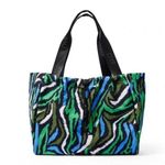 Diane Von Furstenberg NWT DVF for Target Collab Disco Zebra Green Tote Bag Shoulder Bag Laptop Photo 0