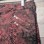 Maison Scotch  & Soda Red & Black Corduroy Snake Print Skinny Pants   Photo 3