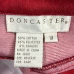 Doncaster  women’s red jeans 18 Plus NWT Photo 2