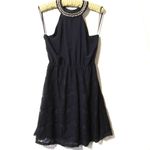 Blue Rain  halter‎ dress style avi-navy medium NWT Photo 1