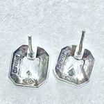 JUDITH JACK Sterling Silver Marcasite Faceted CZ Vintage Earrings Photo 1