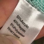 Ming Wang  Sweater Women's Size‎ 3X Knit Cardigan Green Black White Photo 3