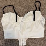 Princess Polly Unique White and Black Corset Going Out Top Photo 1