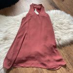 Lulus LULU’S Groove Thing Rusty Rose Swing Dress Photo 2