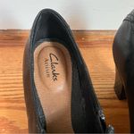 Clarks  Artisan Vermont Terrace Black Leather Pumps Photo 2