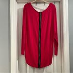 Kate & Mallory  Women’s Pink High Low Oversized Blouse Sz Small​ Photo 1