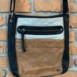 The Sak  Women's Pebbled Leather‎ Laurel Crossbody Bag Colorblock Medium Size Photo 0