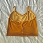 honey yellow velvet tank top Gold Size M Photo 5