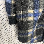 RD Style NWOT  Eva Blue Black Plaid Boucle Shirt Jacket Size Small Photo 7