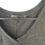 prAna  Size Medium Gray T‎ Shirt V Neck Dress Organic Cotton Casual Sustainable Photo 5