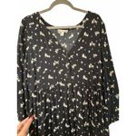 Chelsea 28 Black with Ivory Leaves Dress - Size XXL Photo 3
