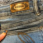 Trendy Distressed Gray Skinny Jeans Blue Size 30 Photo 5