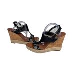 Coach Mendez Monogram Wedge Platform Espadrilles Shoes Gray 10 Sexy Bohemian Photo 2