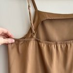 Soma  Satin Tank Top, Beige/Tan, Size Medium Photo 14