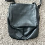 Hobo International Vintage 90s  Crossbody Purse Bag Black Leather Zip Long Strap Photo 8