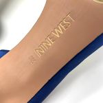 Nine West Women’s Blue Satin Weeding Shoes Photo 8