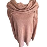 Ruby Moon  Long Sleeve Dusty Rose Cowl Neck Lightweight Tunic Sweater Size L Photo 2