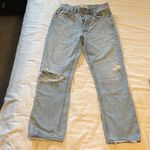 AGOLDE  Riley High Rise Straight Crop in Shatter from Revolve Photo 3