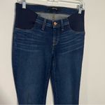 J Brand  Mama J Super Skinny Maternity Jeans Side‎ Panels Blue Size 28 Photo 4