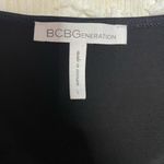 BCBGeneration  Black V-Neck Crop Top Photo 3