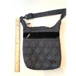 Lug Skipper Crossbody Bag Purse RFID Travel Grey Small Zip Quilted‎ Adjustable Photo 1
