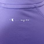 Champion purple athletic zip up sweater size small Photo 7