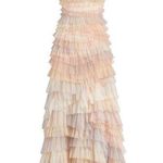 Needle & Thread  Petra Ruffle Rainbow Desert Maxi-dress size 4 Photo 0