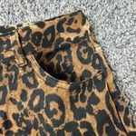 Cider NWT  Low Rise Leopard Print Shorts with Gold Details Photo 5