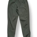 Lululemon Stretch High Rise Jogger Pants Olive Green Size 4 Paperbag Waist Photo 1