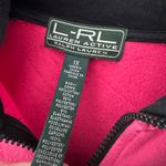 Lauren Ralph Lauren Pink and Black Active Full Zip Packable Hood Jacket Size 1X Photo 4