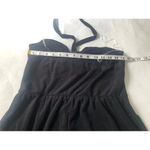 Wild Fable  Women’s black Terry Cloth halter Romper sz M Photo 2