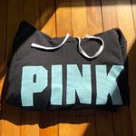 PINK - Victoria's Secret Black Cropped Sweatshirt Photo 1