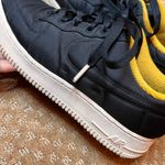 Nike Air Force 1 LX Low Top Sneakers Black/Yellow Women's 8.5 AF1 streetwear Photo 4